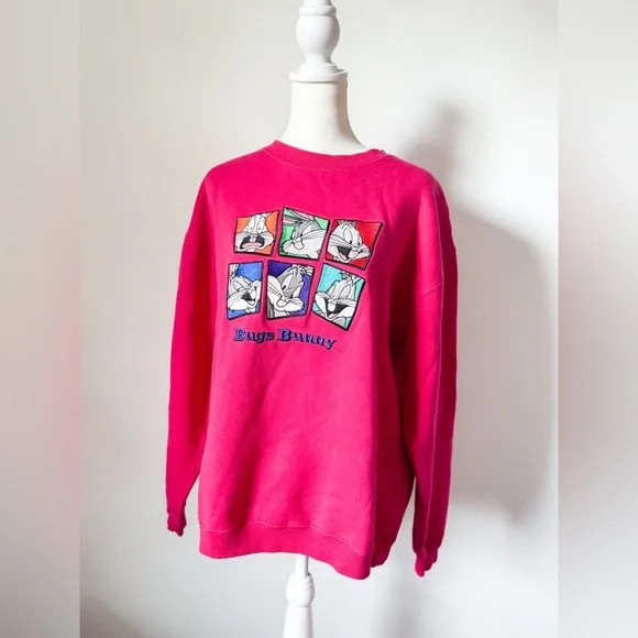 Vintage Warner Brothers 90s Bugs Bunny Crewneck - Picture 1 of 5